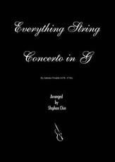 Concerto in G Orchestra sheet music cover